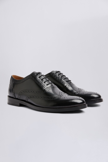Oxford Black Brogue Shoe