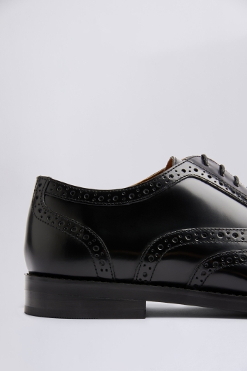 Oxford Black Brogue Shoes main image 1