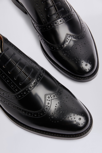 Handmade Men Black Brogue Tuxedo Shoes, Black Formal Shoes, Mens Shoes in  2023