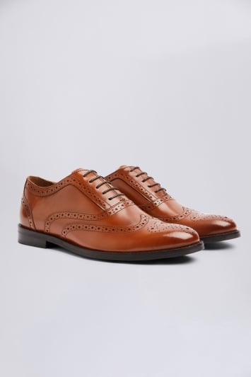Oxford Tan Brogue Shoe
