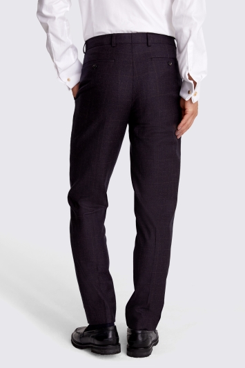 Tailored Fit Port Check Trousers