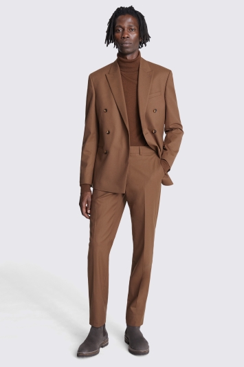 Slim Fit Copper Flannel Jacket 