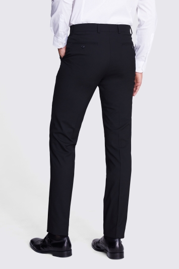 Tailored Fit Black Trouser 