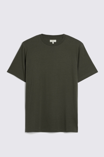 10574 Khaki Crew Neck T-Shirt