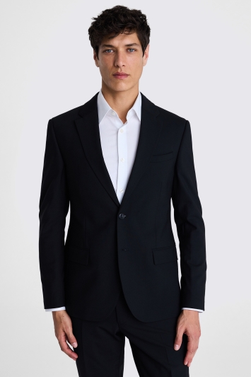 DKNY Slim Fit Black Suit Jacket