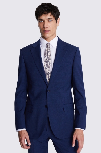 Tailored Fit Blue Performance Suit Jacket