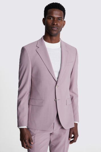DKNY Slim Fit Dusty Pink Suit Jacket