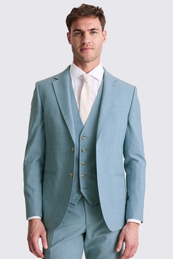 French Connection Slim Fit Teal Marl Jacket