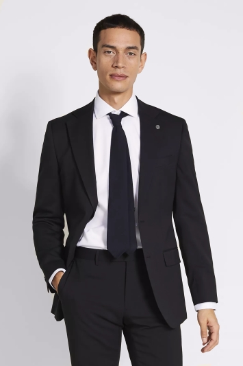 Ted Baker Tailored Fit Black Twill Jacket