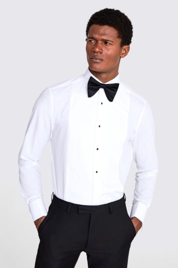 Tailored Fit White Marcella Dress Shirt