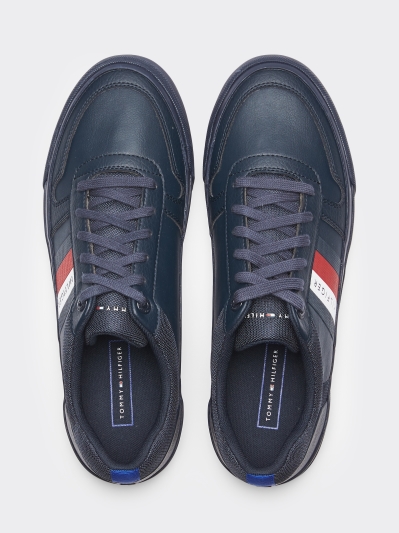 Tommy Hilfiger Navy TH Side Colour Trainer
