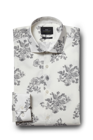 moss bros skinny fit shirt