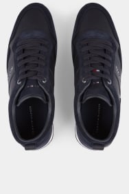 tommy hilfiger iconic leather textile runners