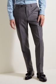 Ermenegildo Zegna Cloth Tailored Fit Grey Sharkskin Suit