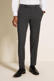 Slim Fit Grey Stretch Trousers