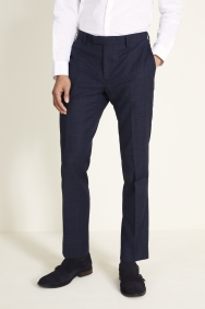 DKNY Slim Fit Navy Check Suit