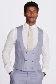 mens linen trousers and waistcoat