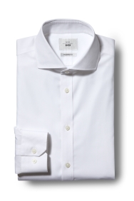 Moss 1851 Tailored Fit White Zero Iron 
