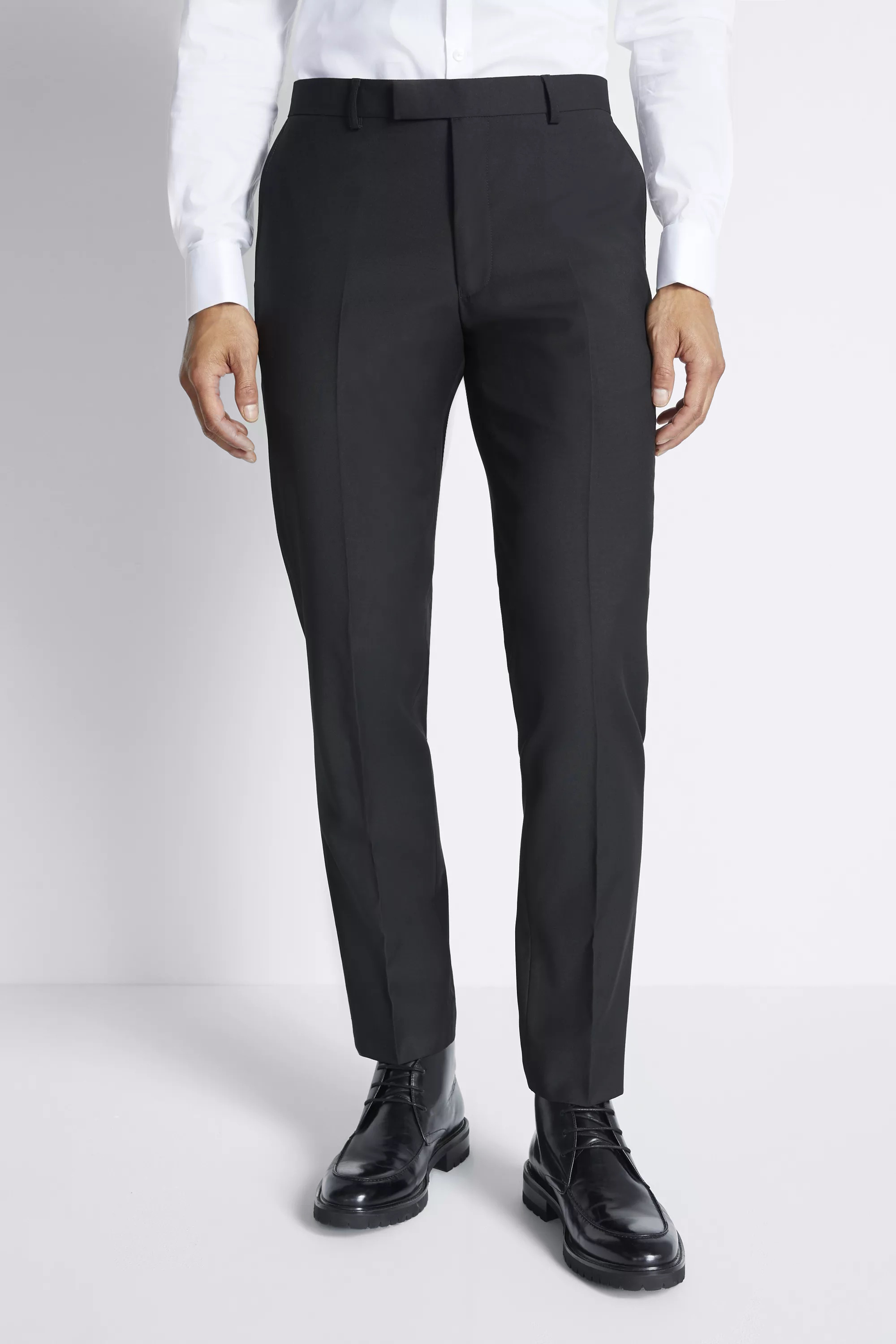 Slim Fit Black Stretch Suit