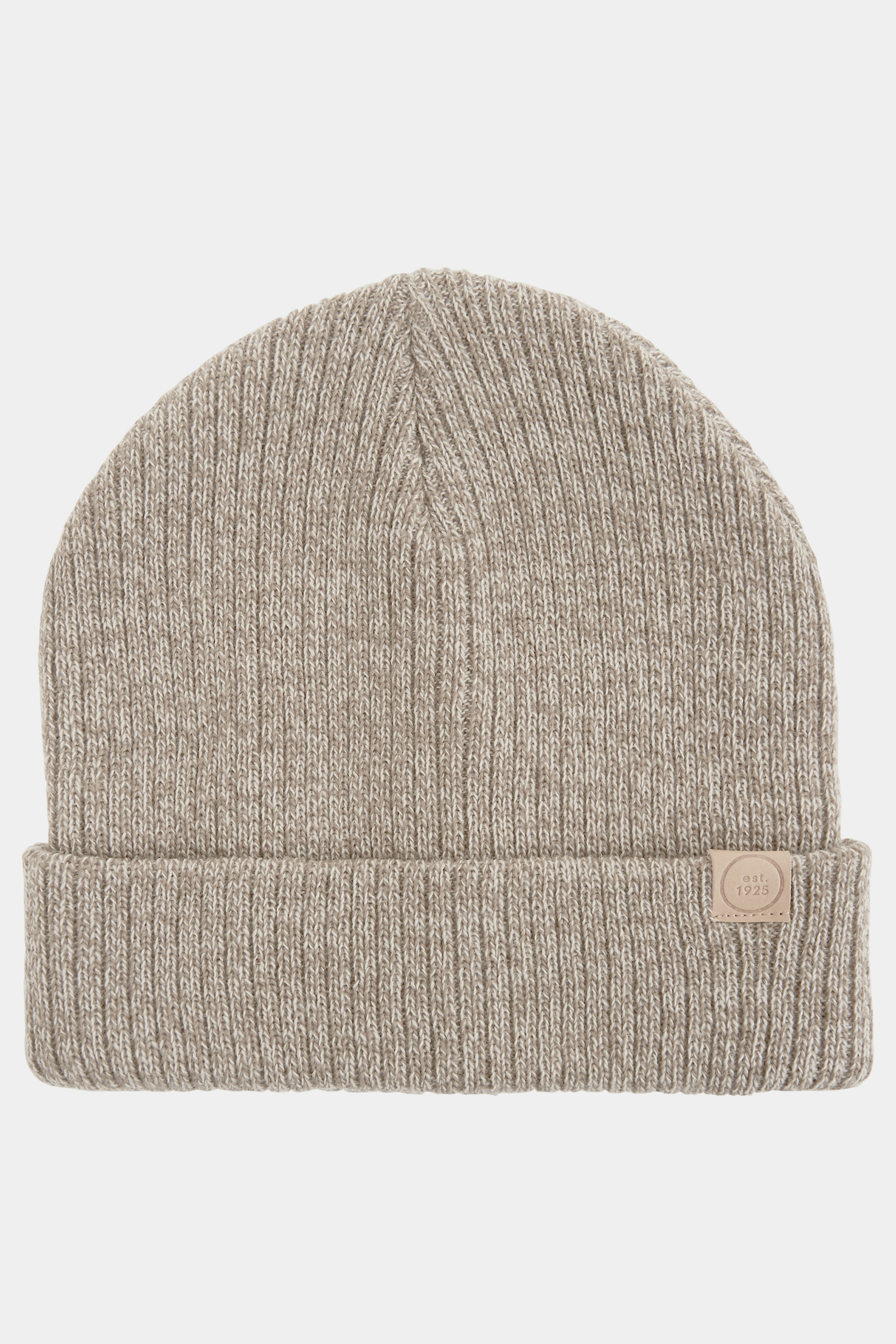 Moss 1851 Fawn Ribbed Beanie