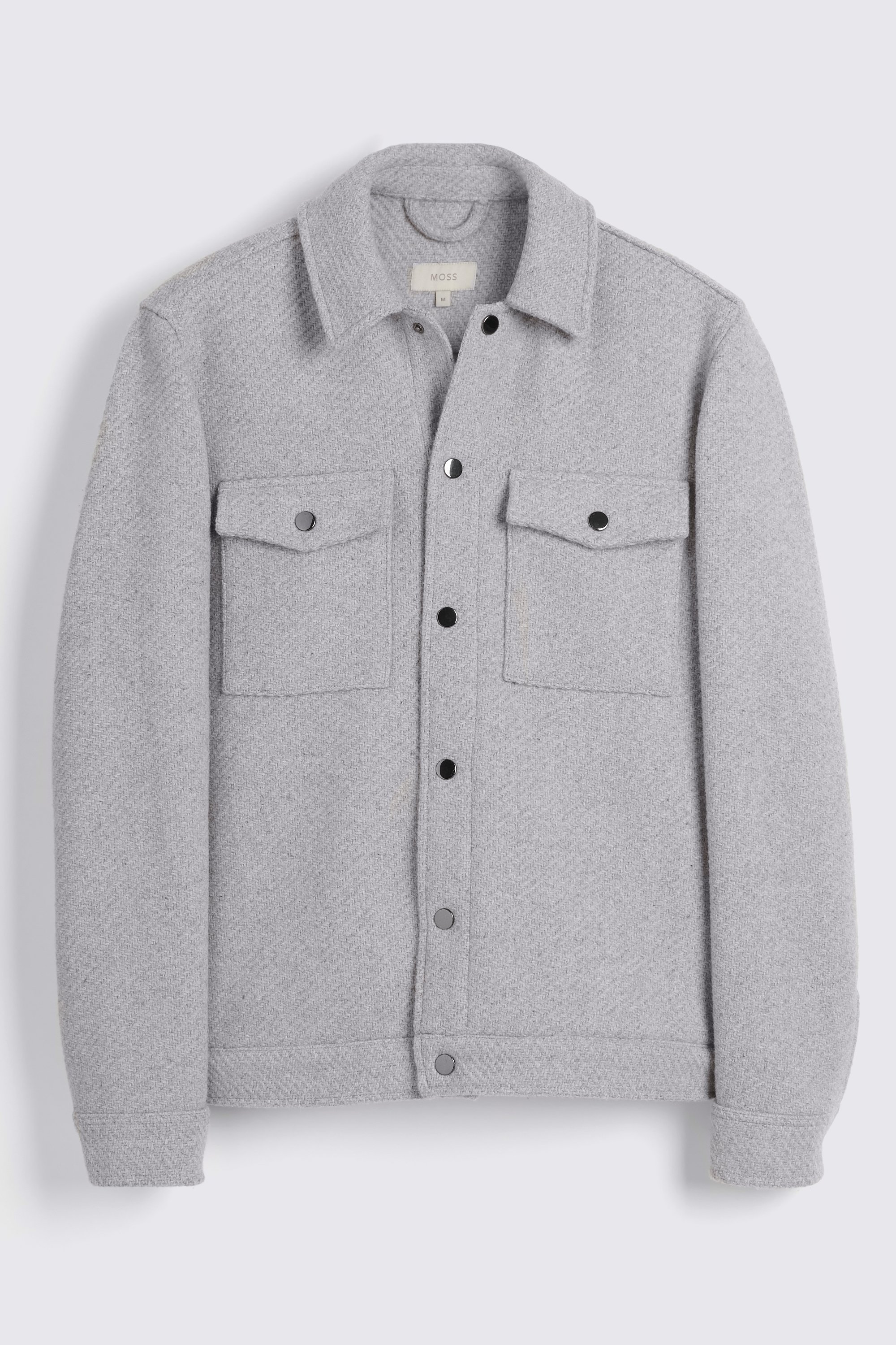 Light Grey Structured Shacket