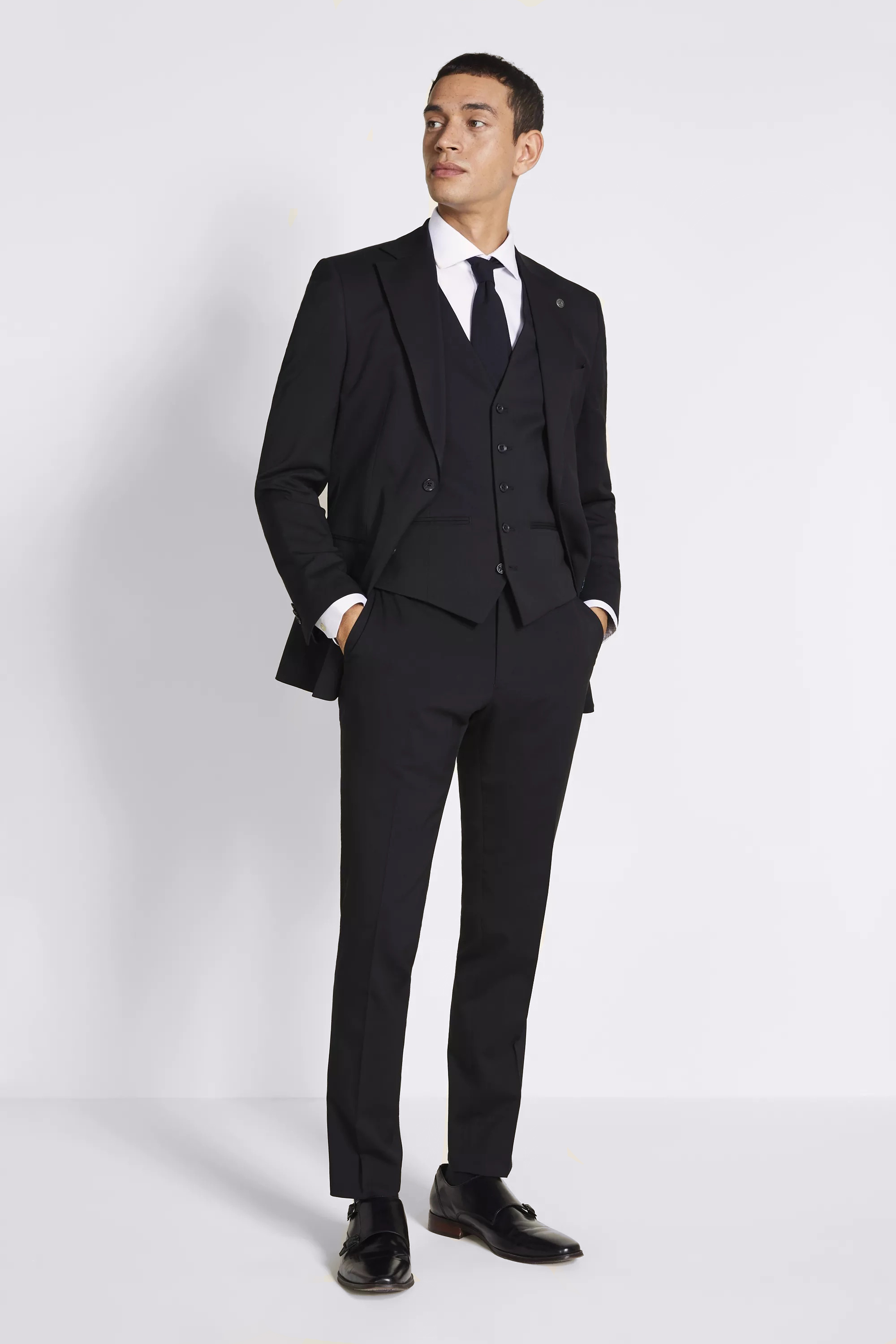 Ted Baker Tailored Fit Black Twill Suit