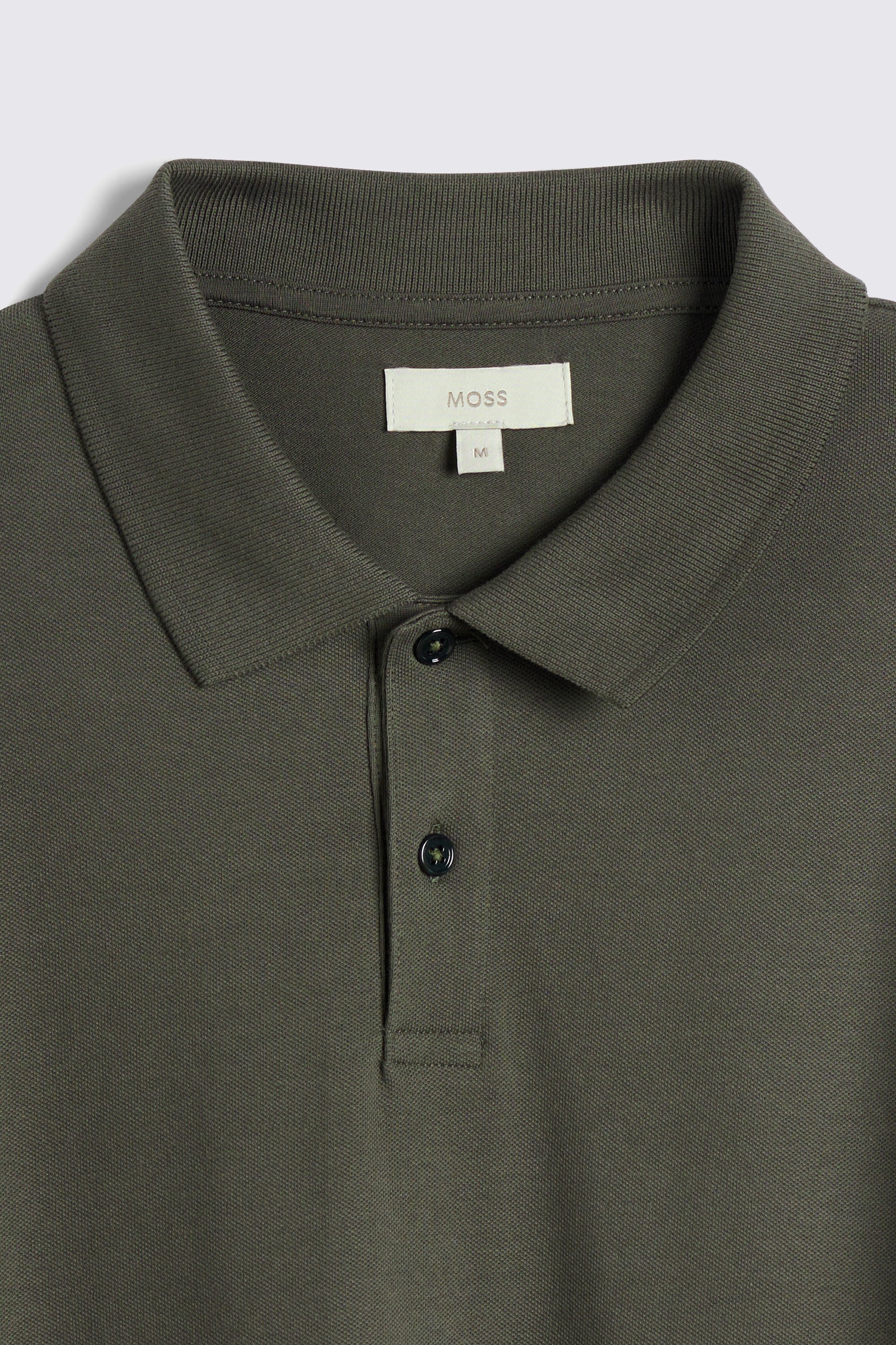 Khaki Pique Polo Shirt