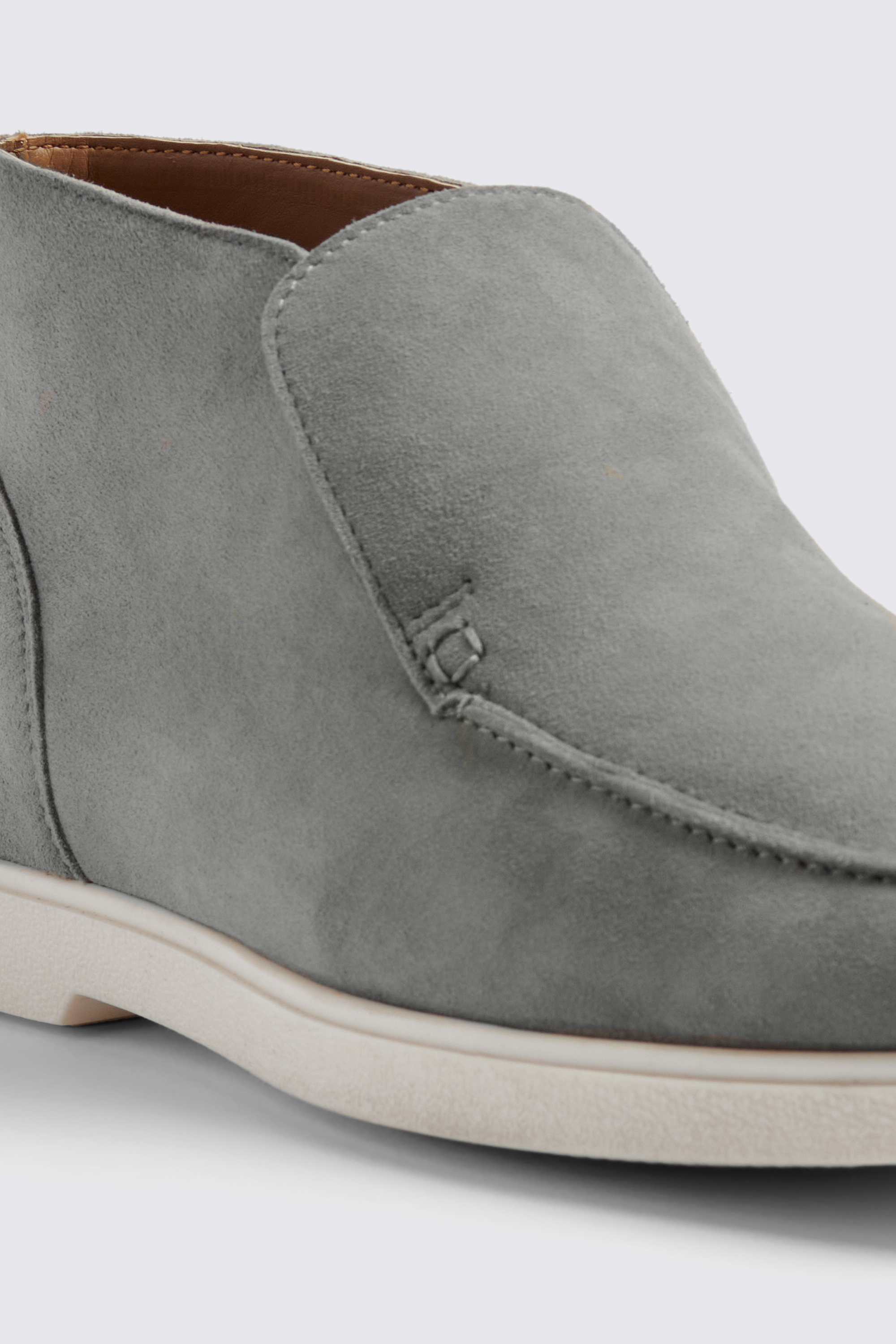 Light Grey Suede Chukka Boot