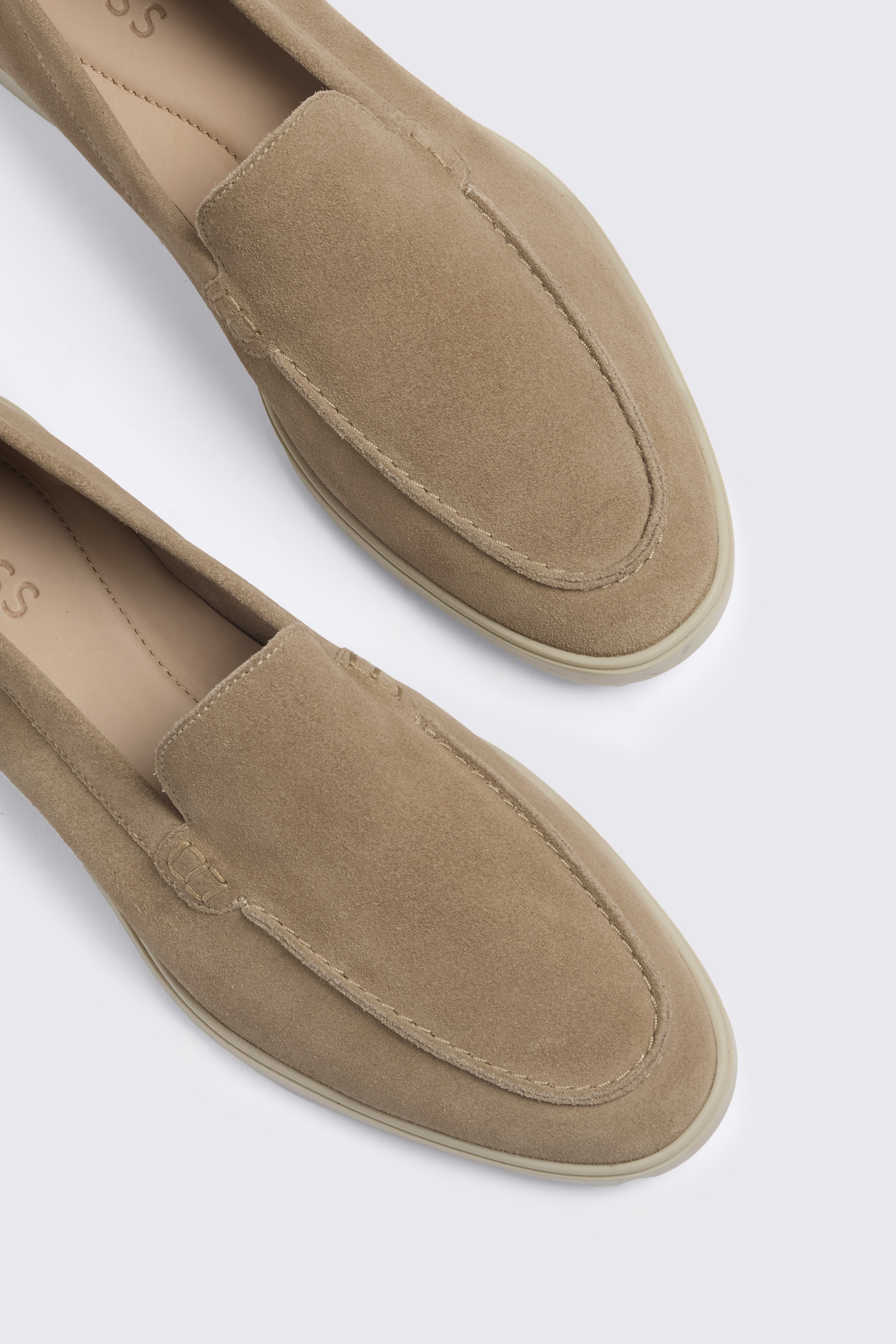 Dark Taupe Lewisham Relaxed Suede Loafers
