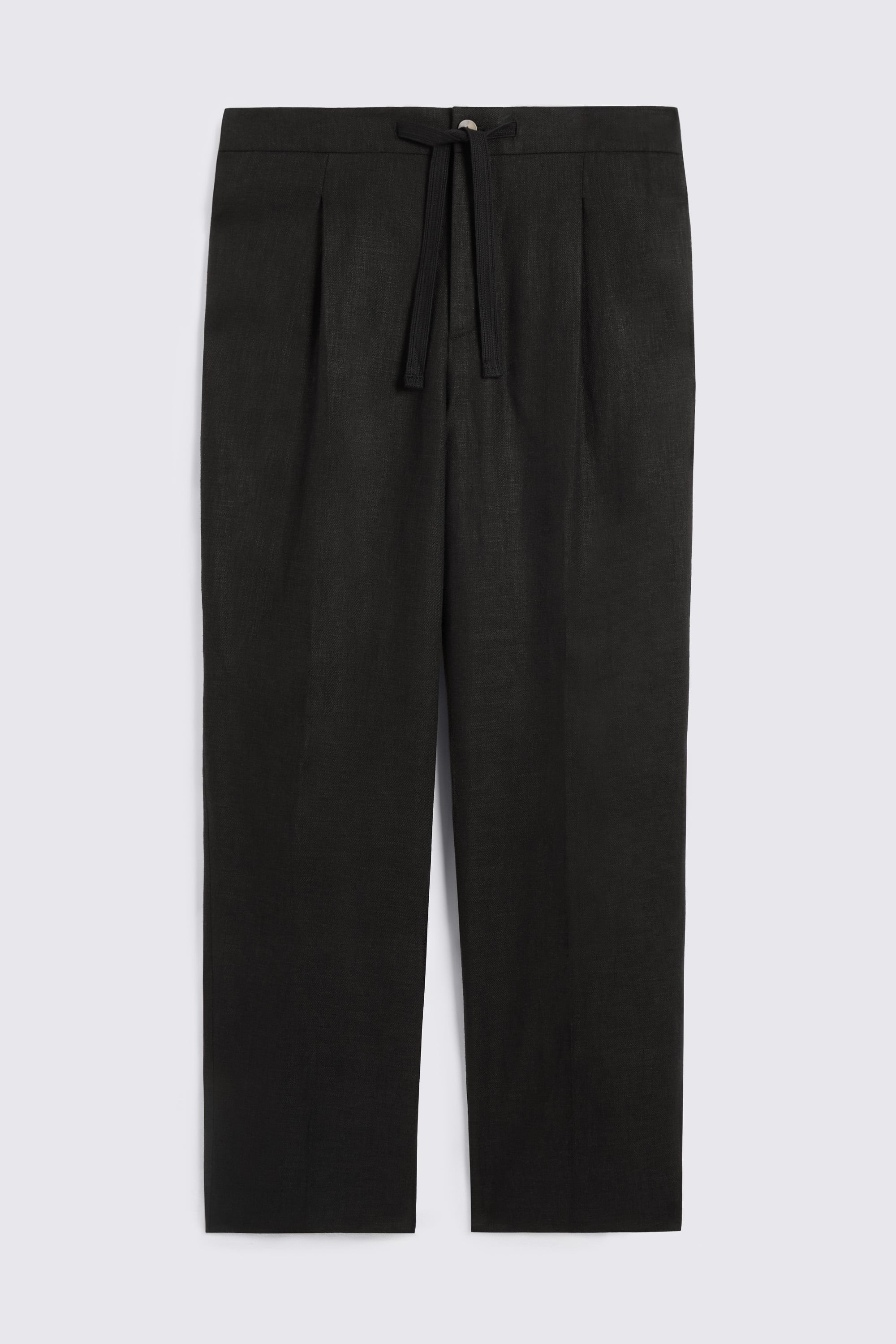 Black Twill Beach Trousers