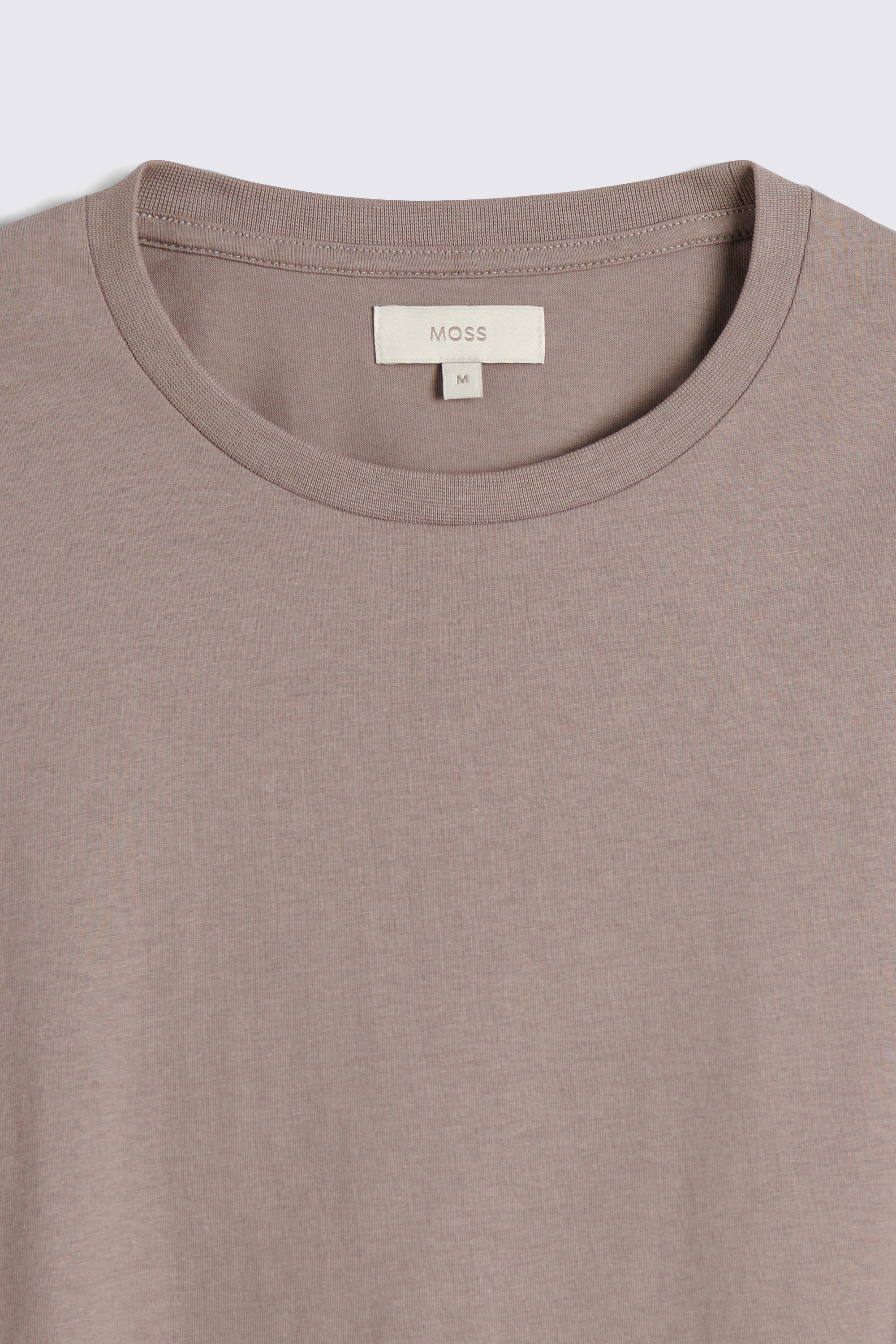 Dark Taupe Crew-Neck T-Shirt
