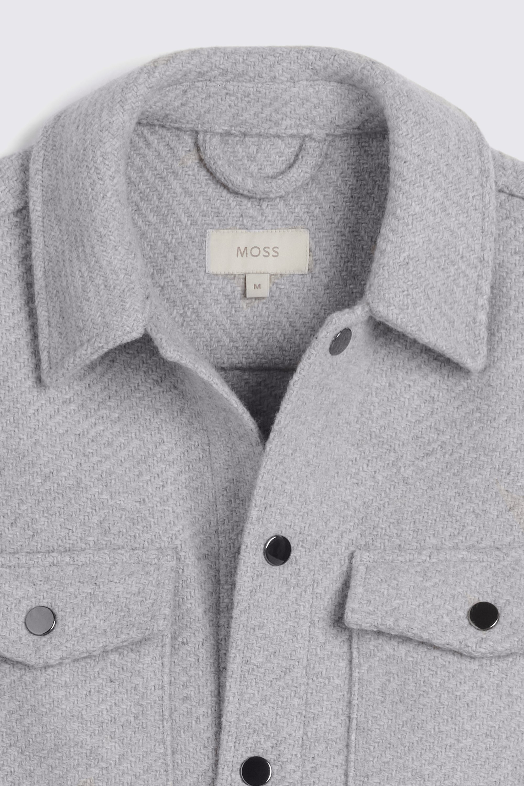 Light Grey Structured Shacket