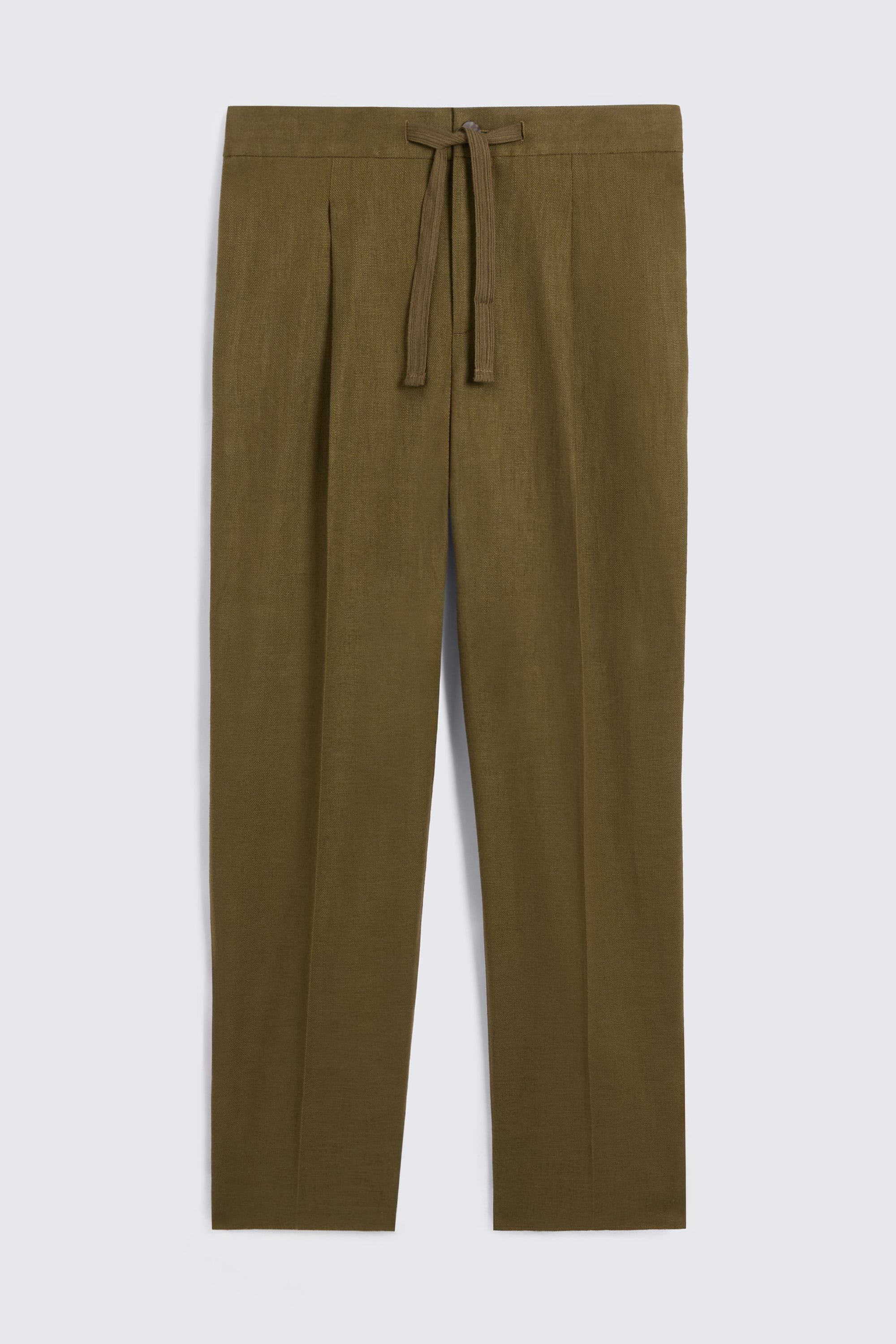 Khaki Twill Beach Pants