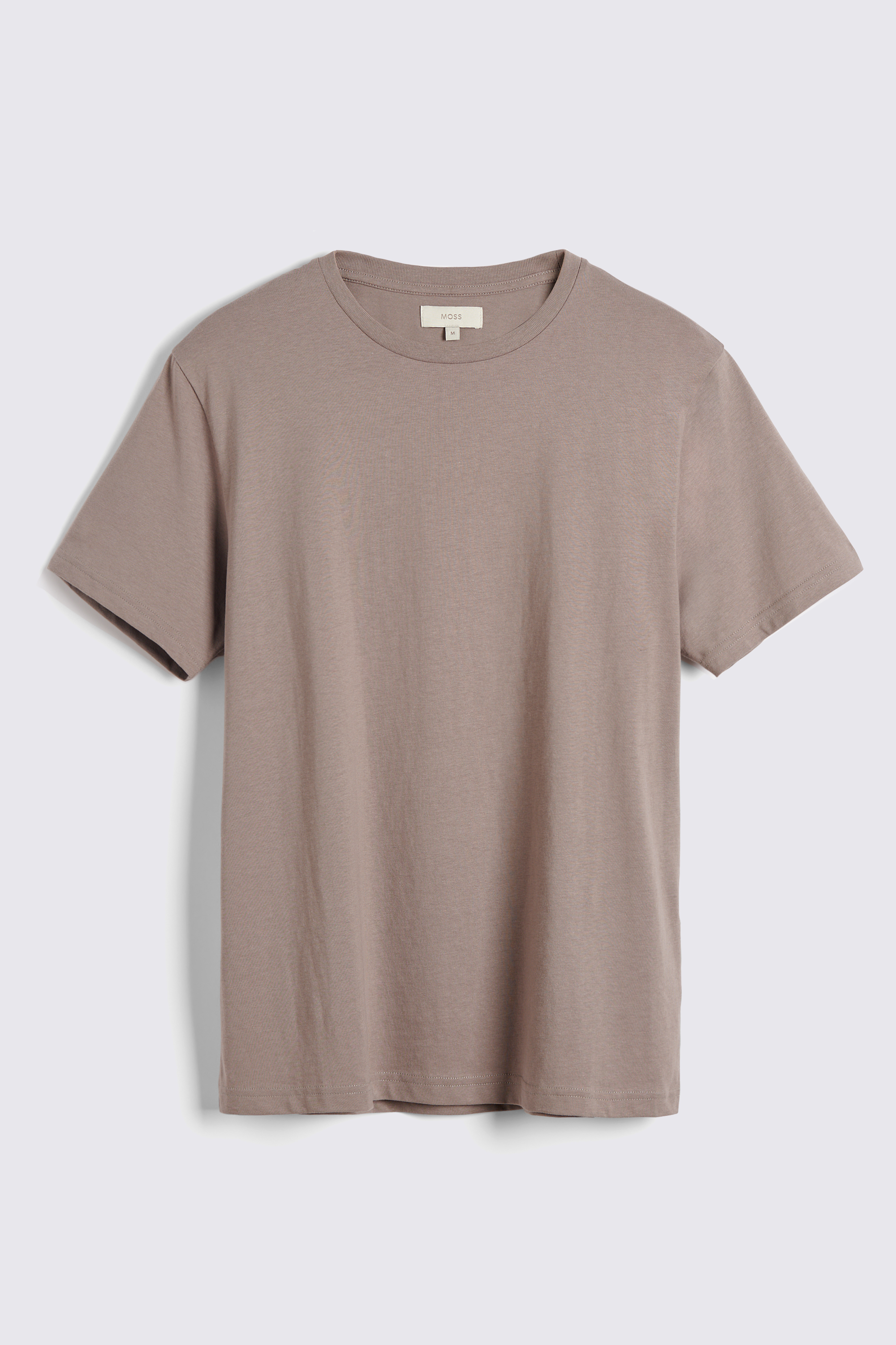 Dark Taupe Crew-Neck T-Shirt
