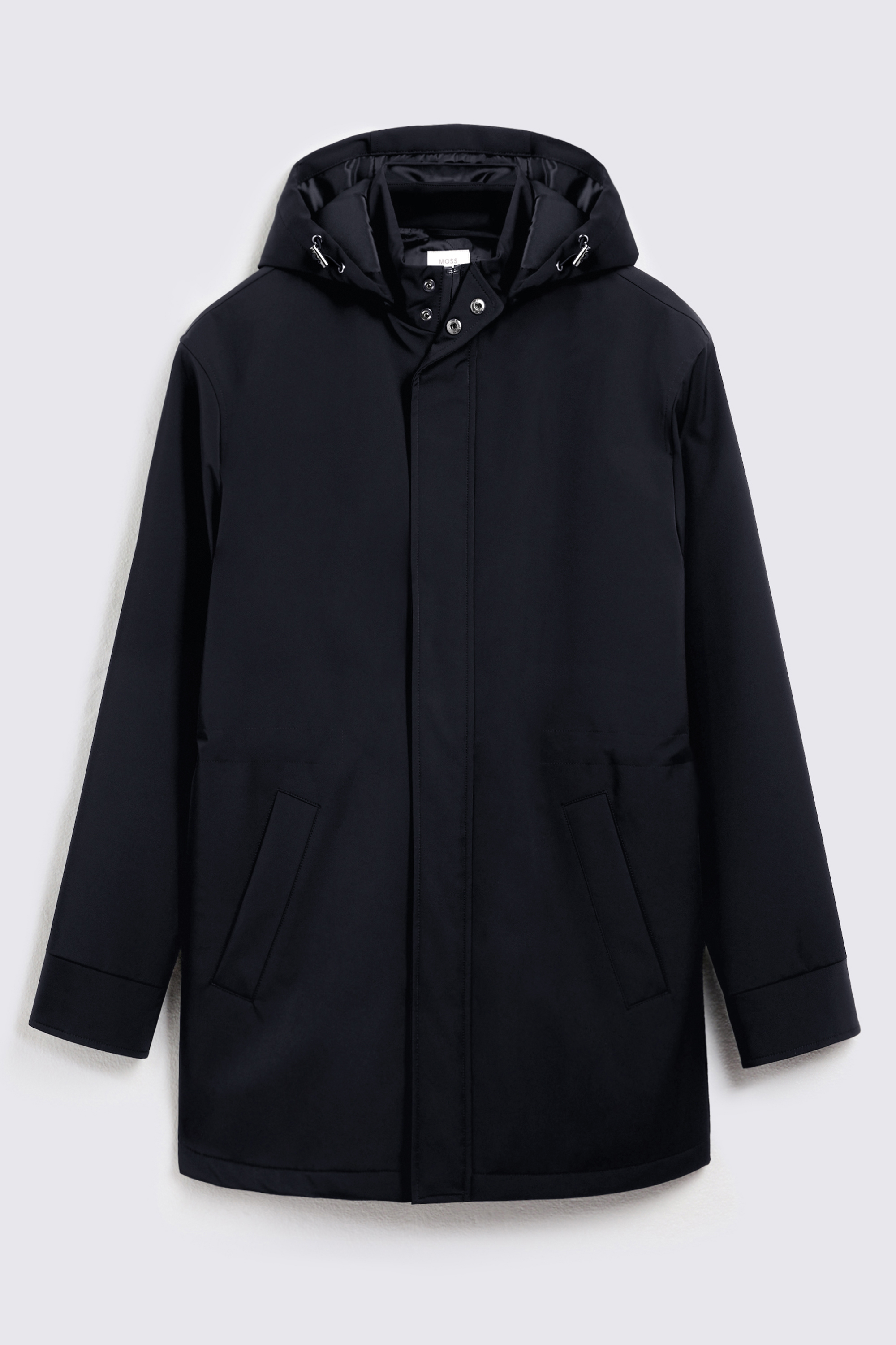 Navy Removable Hood Jacket