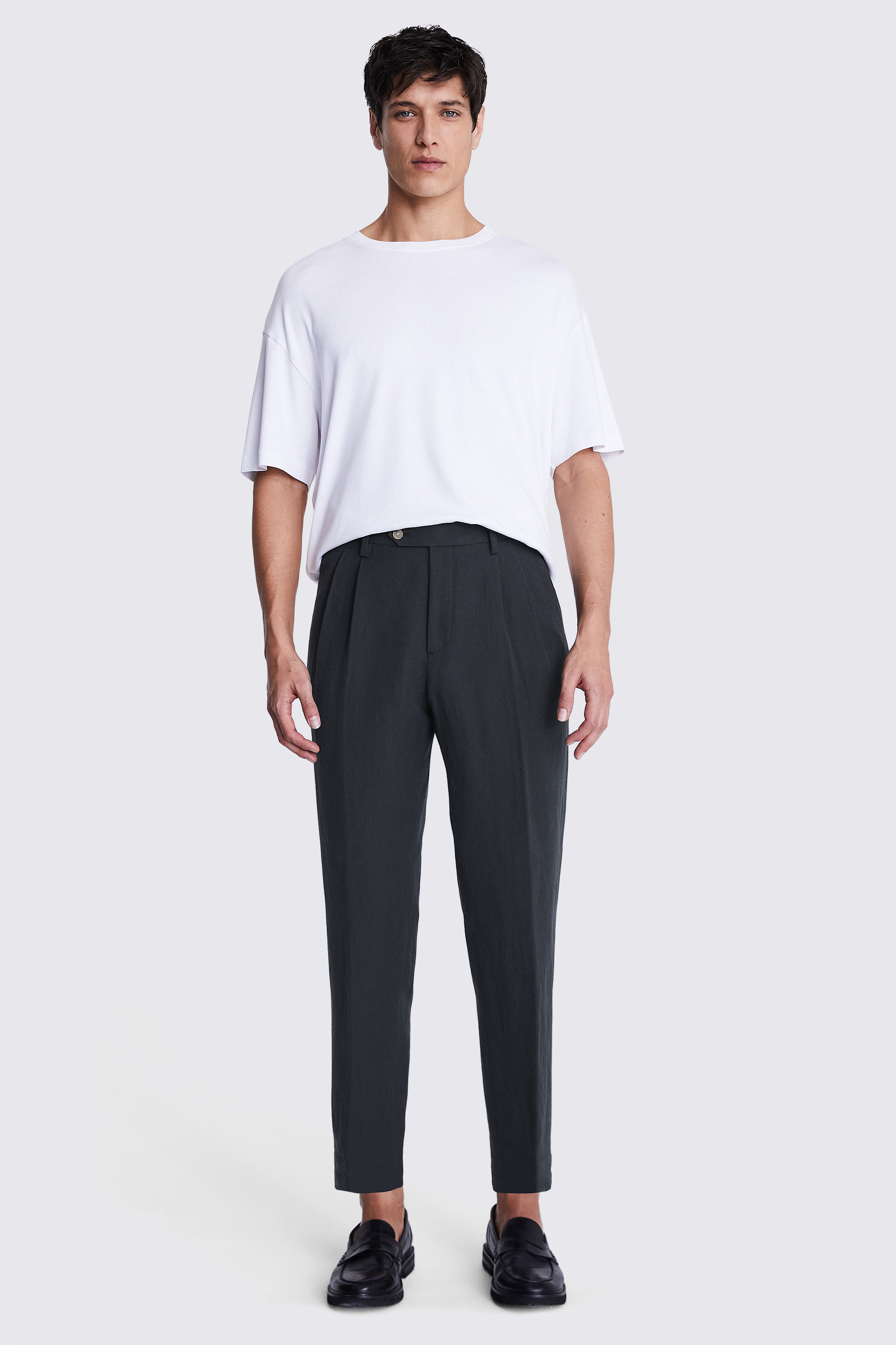 Charcoal Carrot Trousers