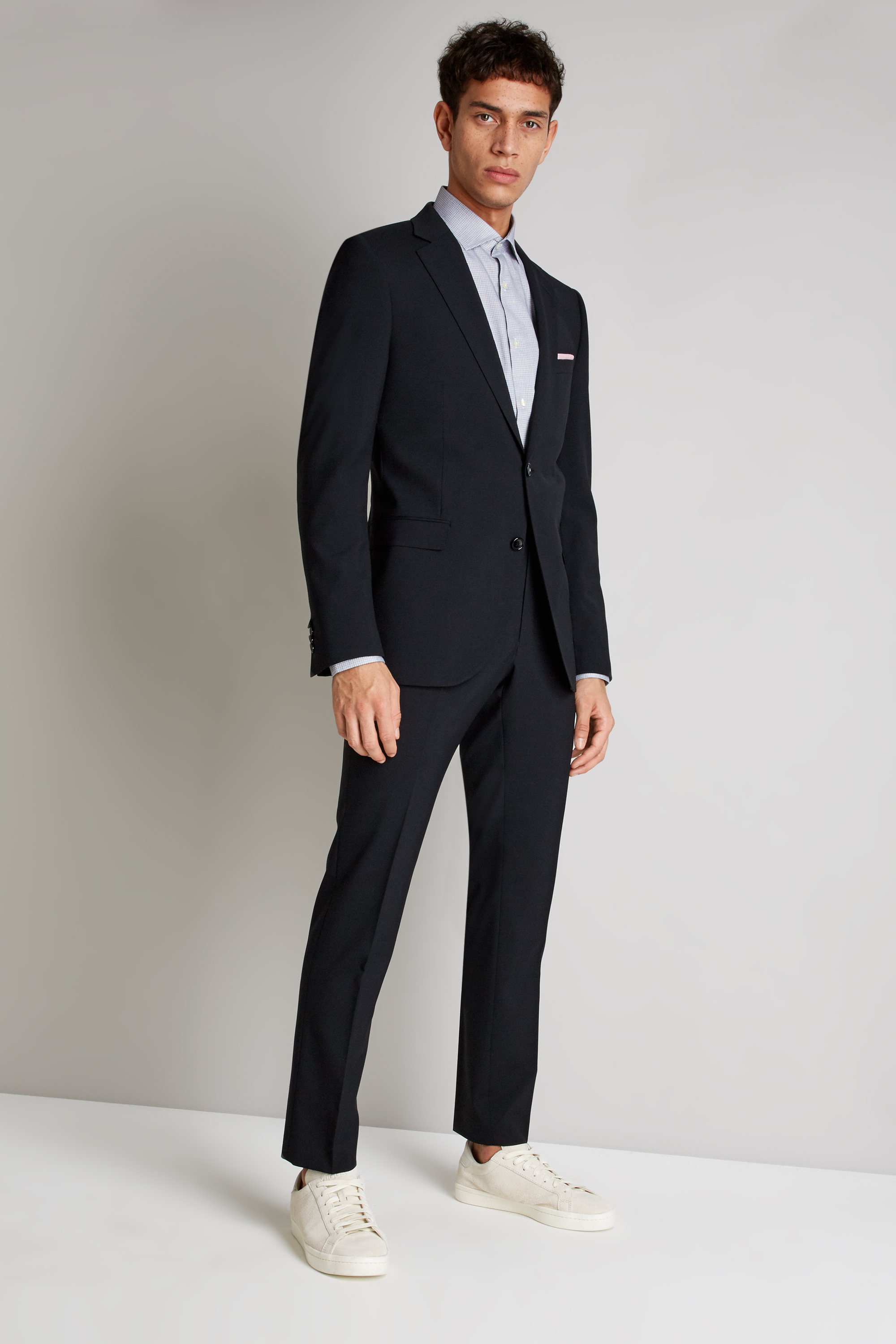 slim black suit