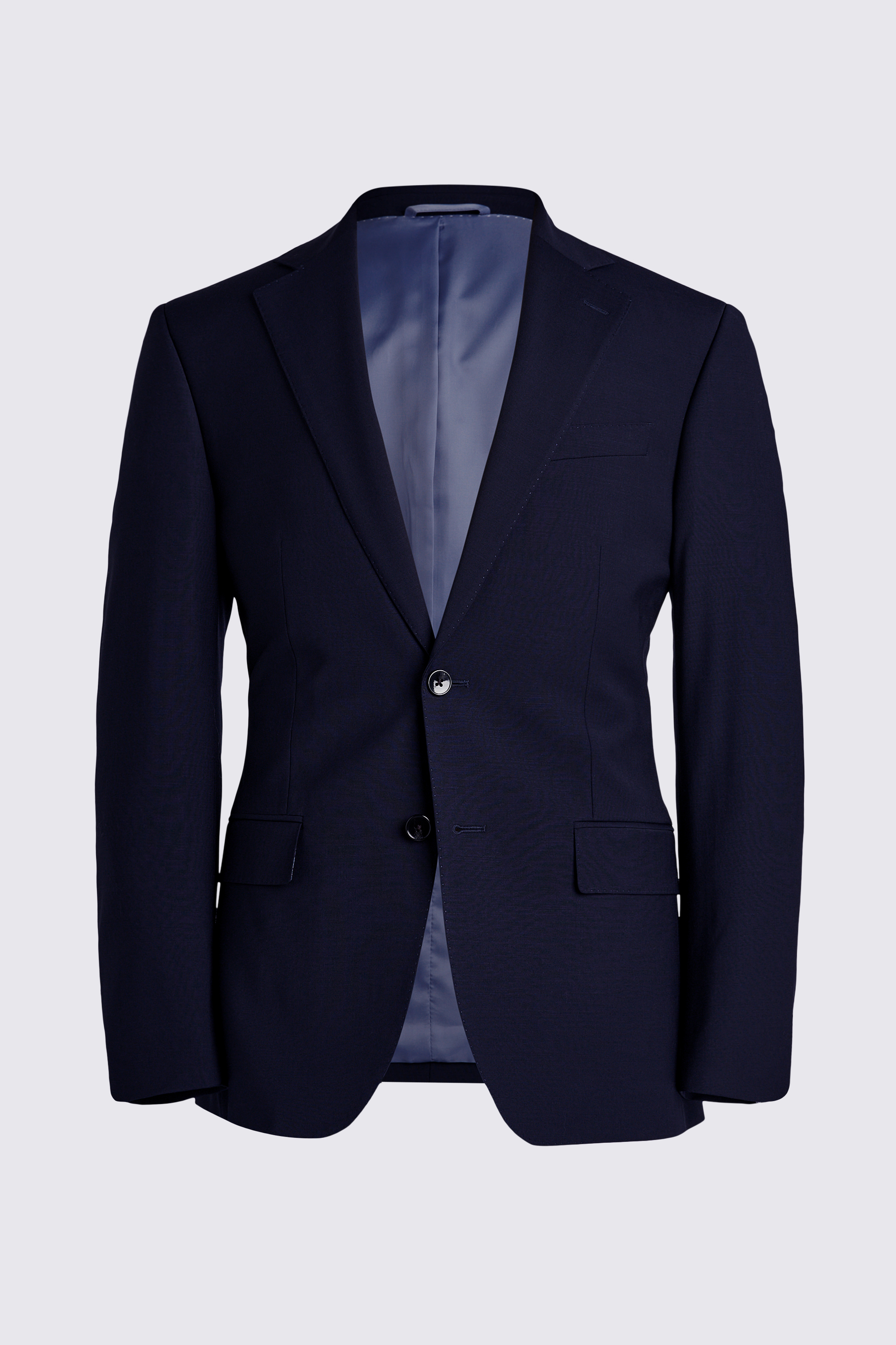 Tailored Fit Navy Black Check Jacket | Buy Online at Moss