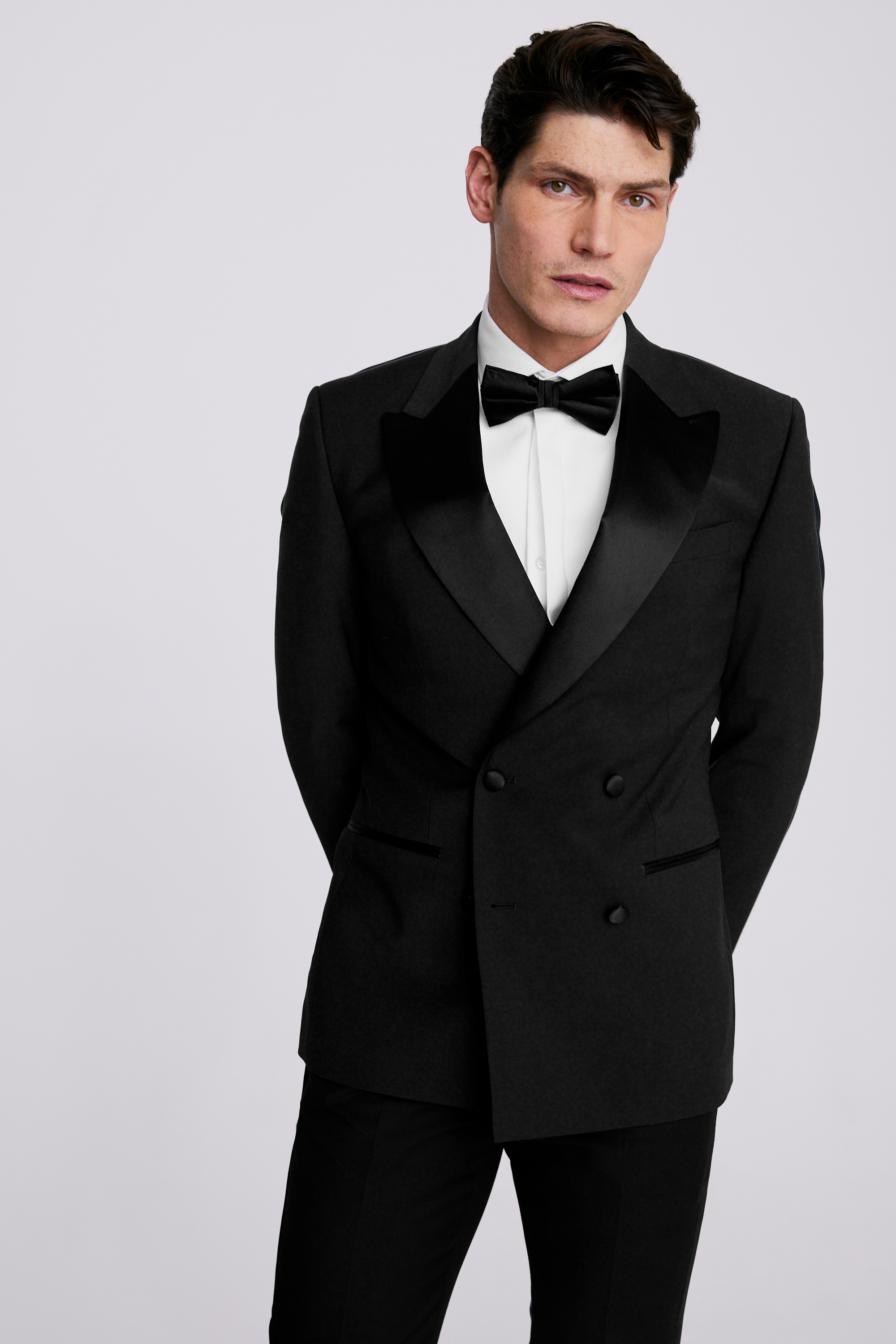Tailored Fit Black Dress Jacket | Buy Online at Moss
