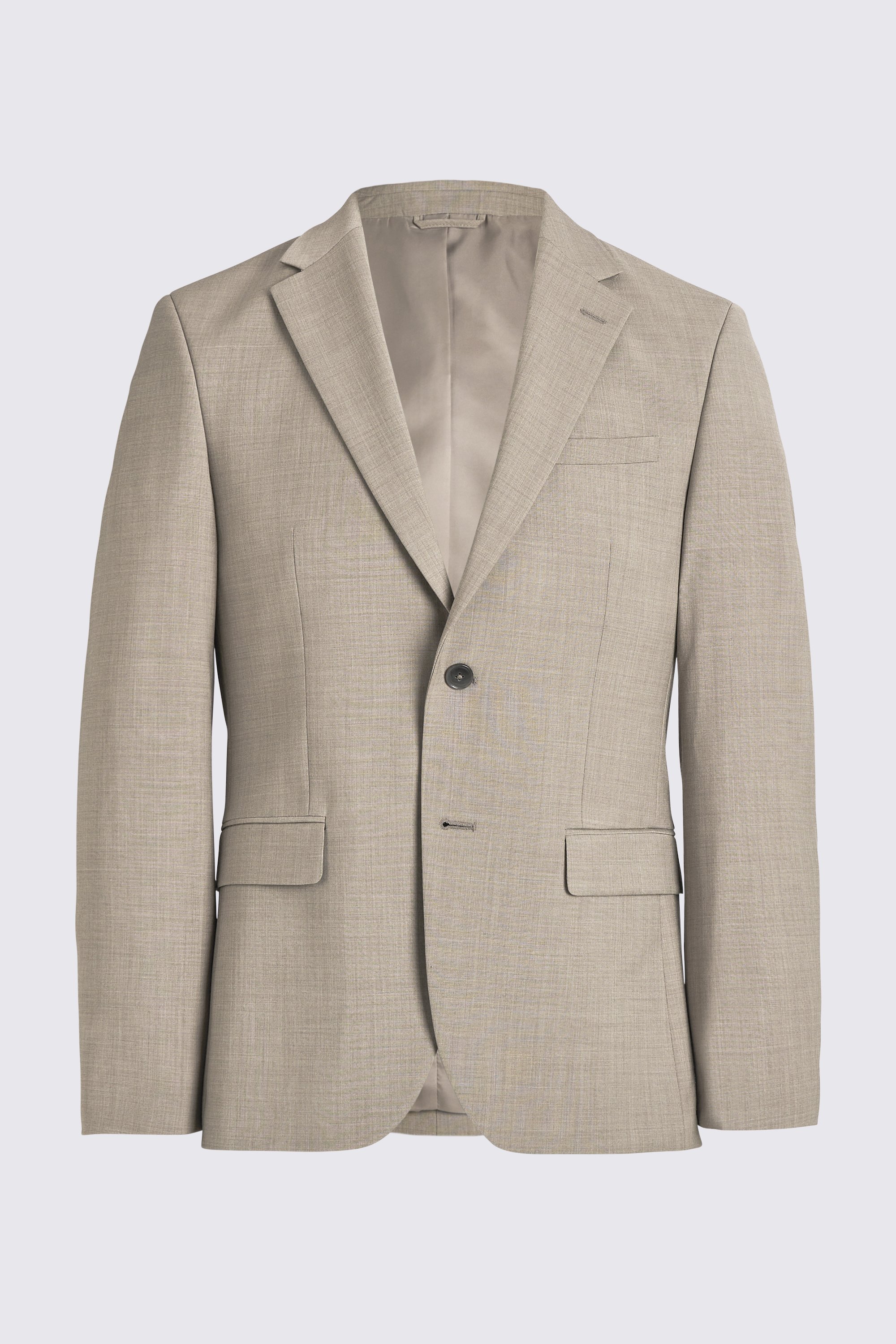 DKNY Slim Fit Taupe Performance Suit