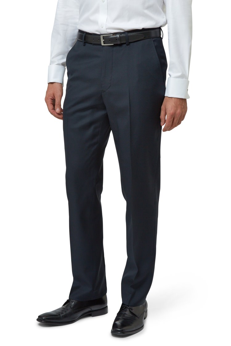 Lanificio F.lli Cerruti Dal 1881 Tailored Fit Navy Trouser | Buy Online ...
