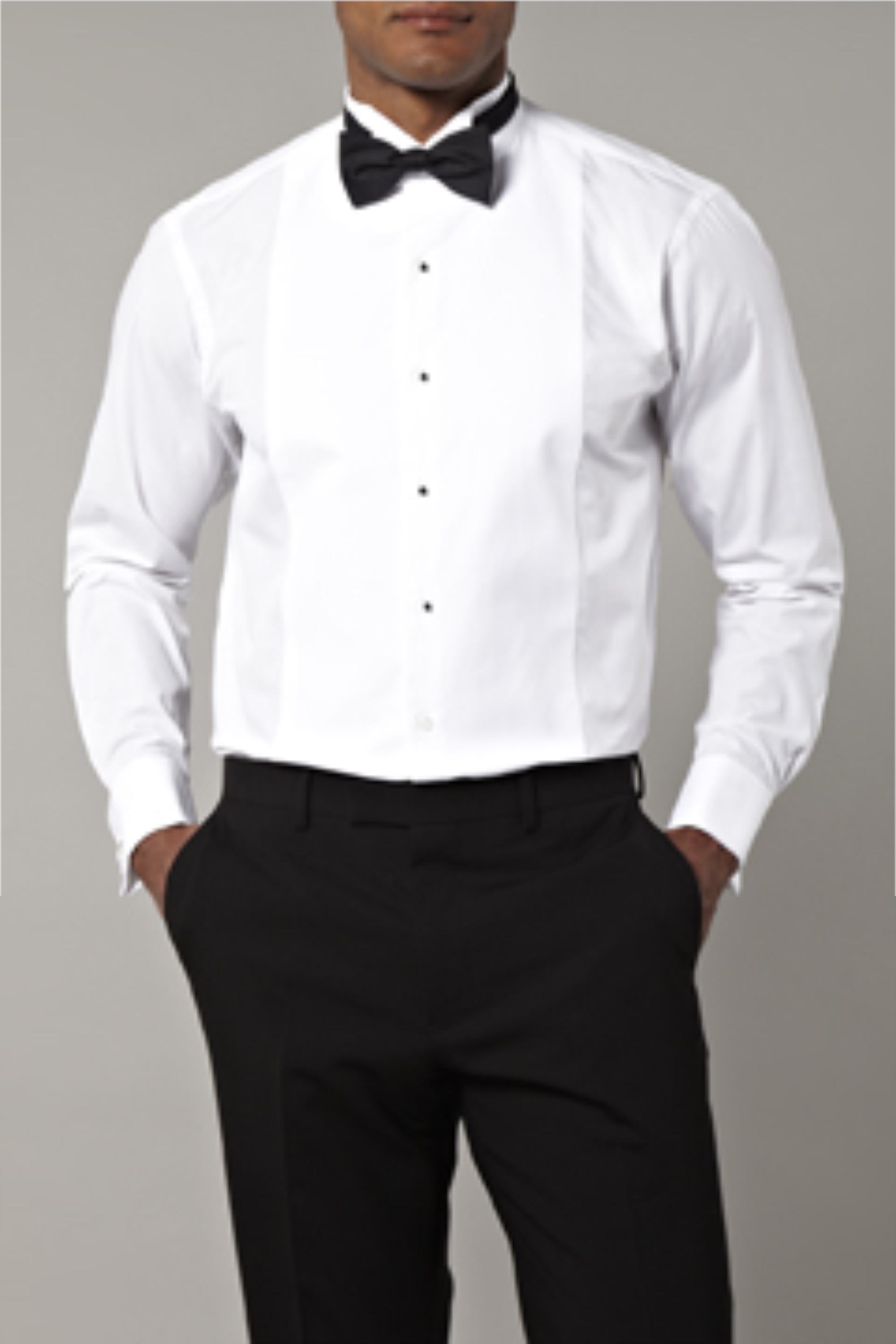 Moss Bros Covent Garden Tailored Fit Marcella Wing Collar Dress Shirt