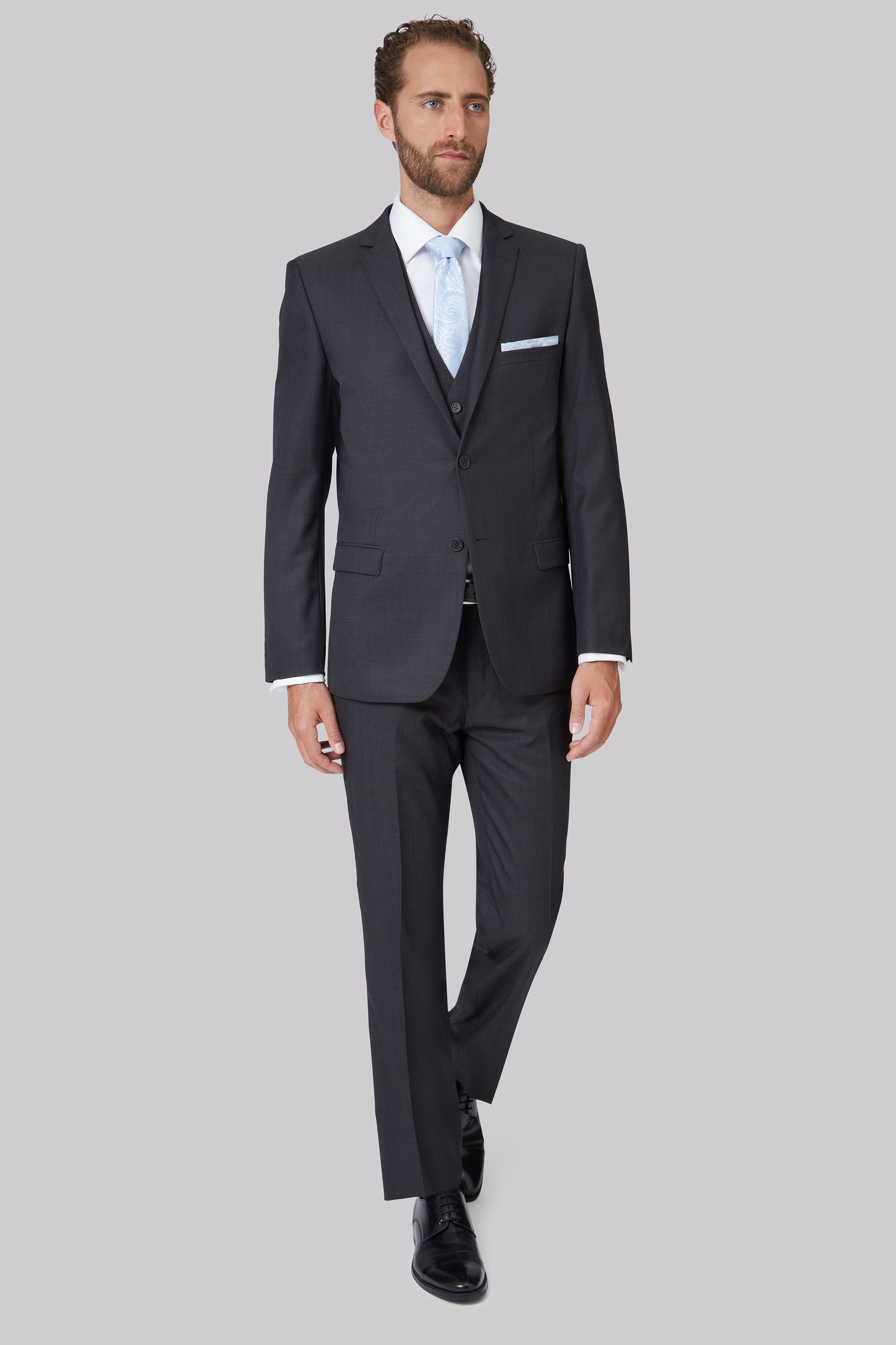 ted baker grey suit