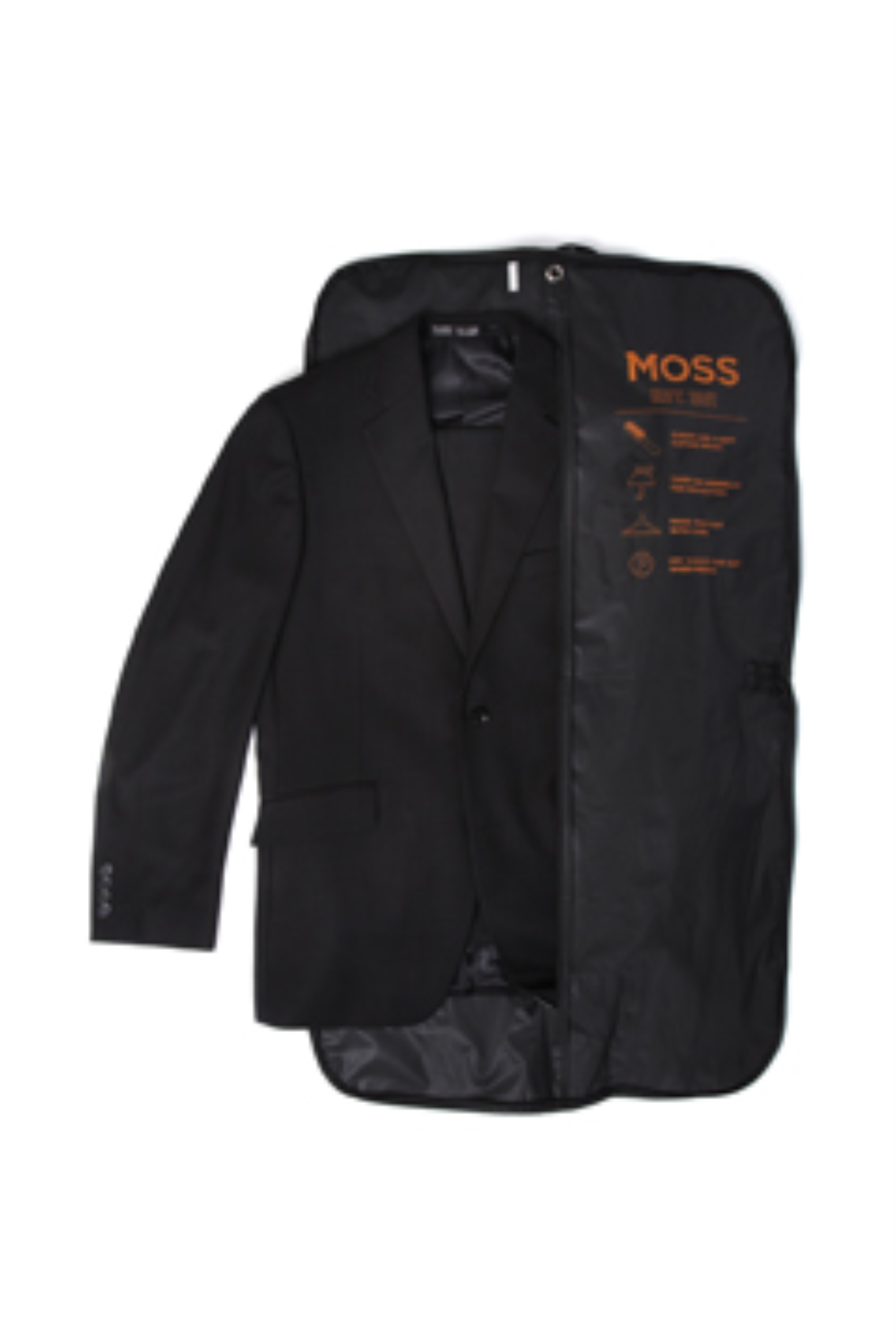 Moss Acetate Suit Carrier Black