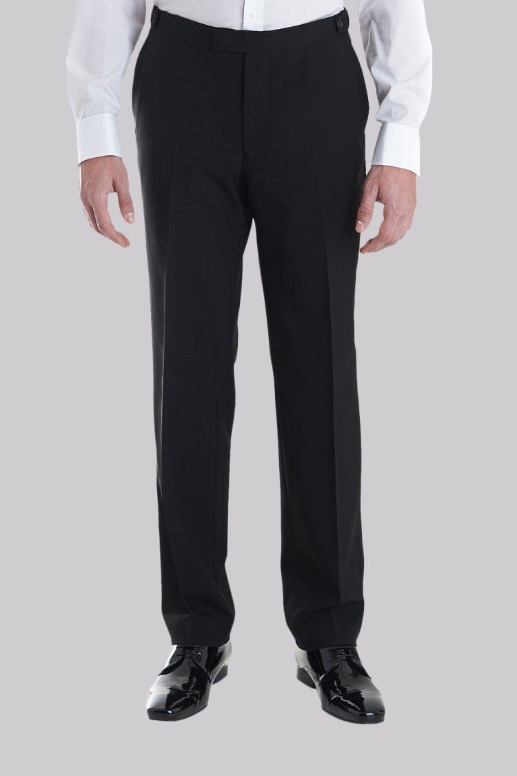 Moss Bros Covent Garden Tailored Fit Flat Front Dinner Suit Trousers ...