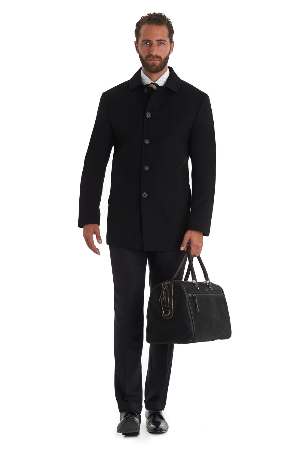 black reefer jacket mens