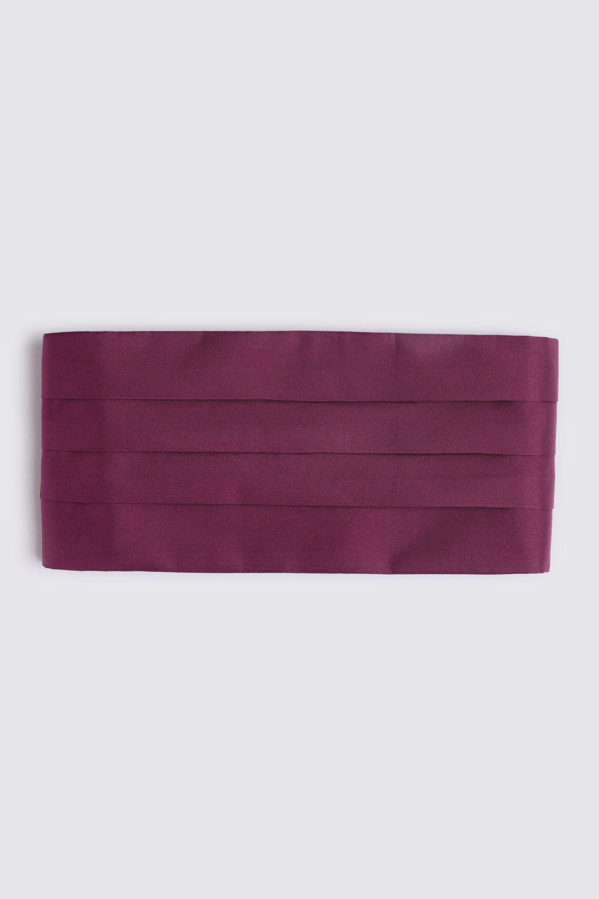 Oxblood Silk Cummerbund