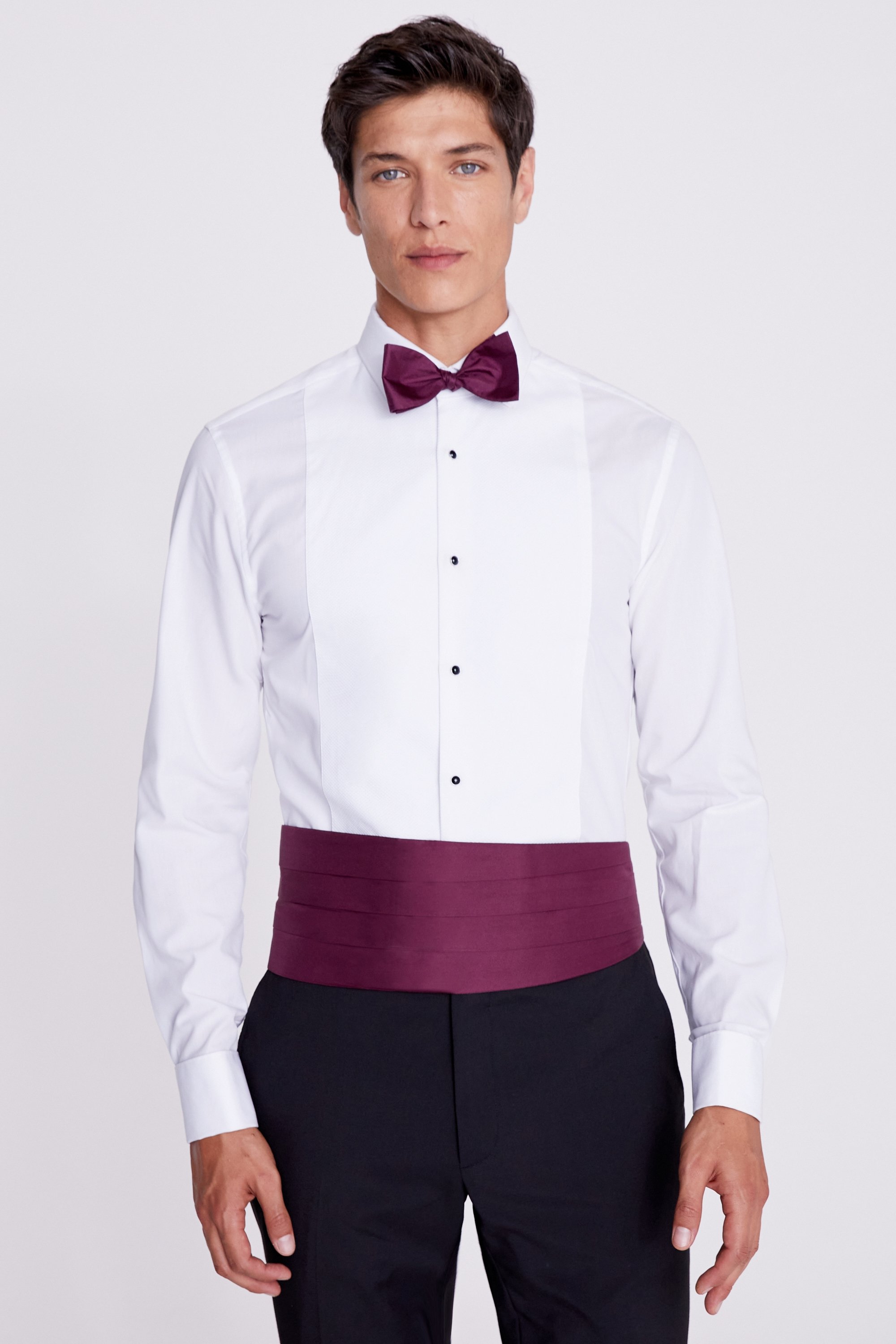Oxblood Silk Cummerbund