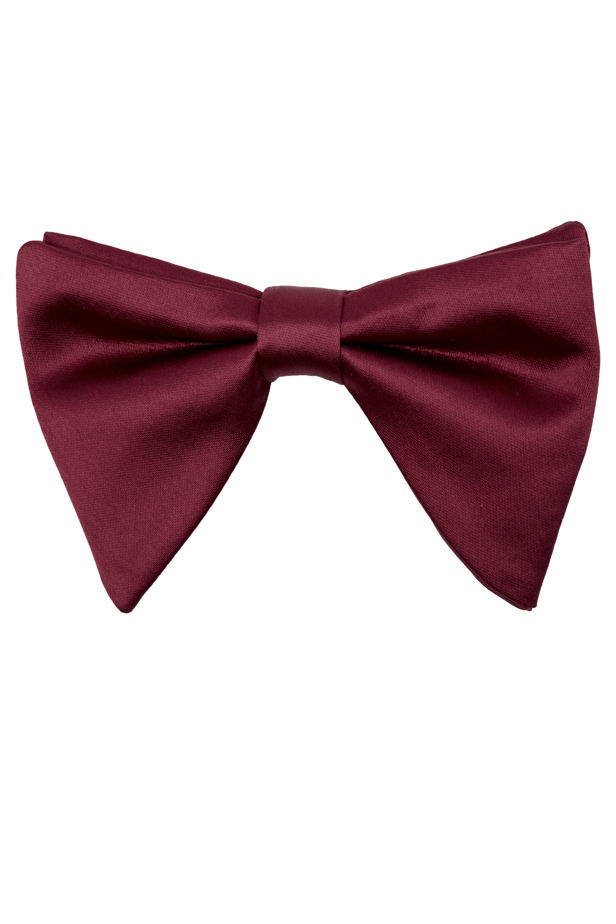 Wine Floppy Bow Tie