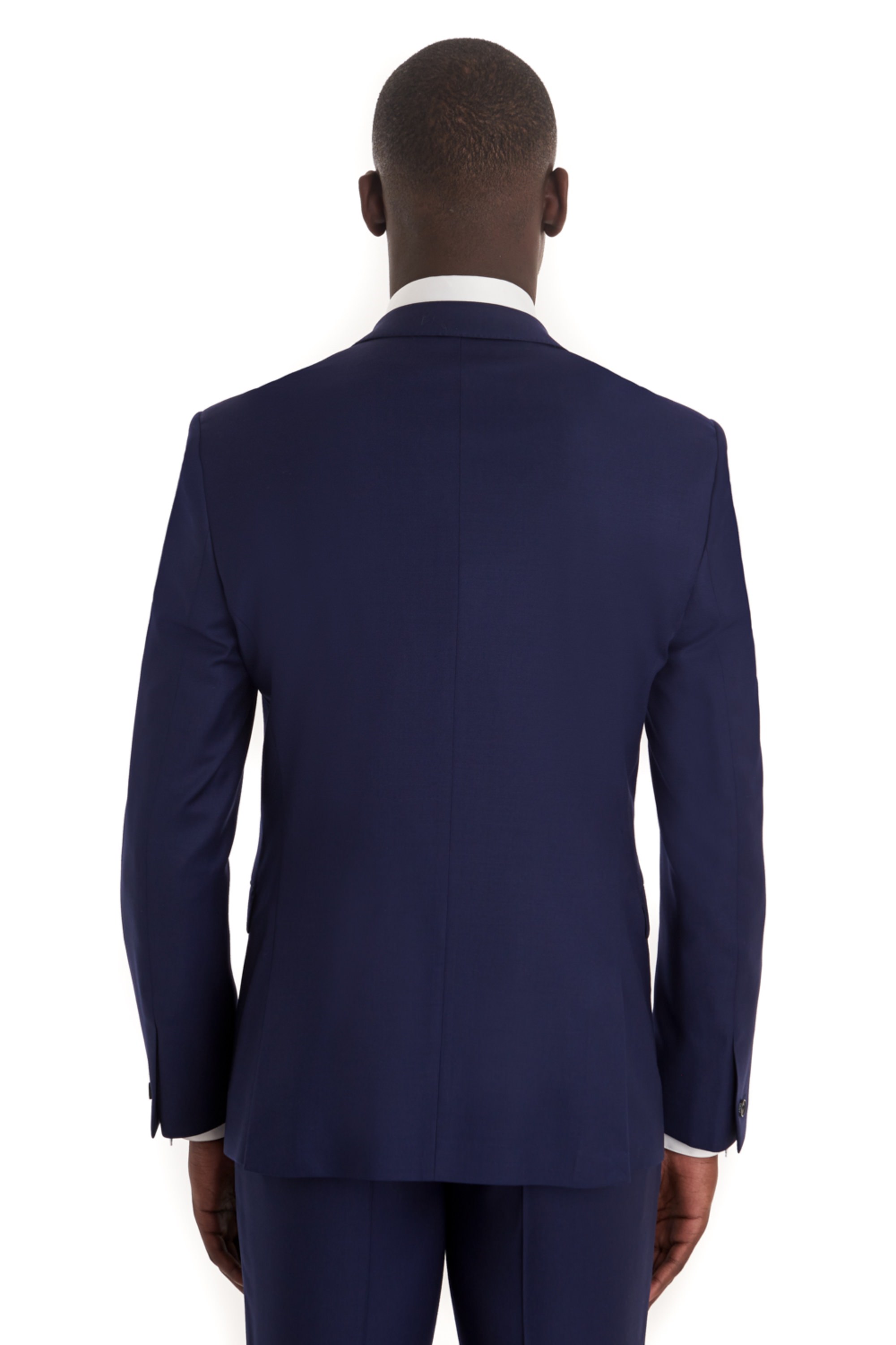 DKNY Slim Fit Plain Blue Suit